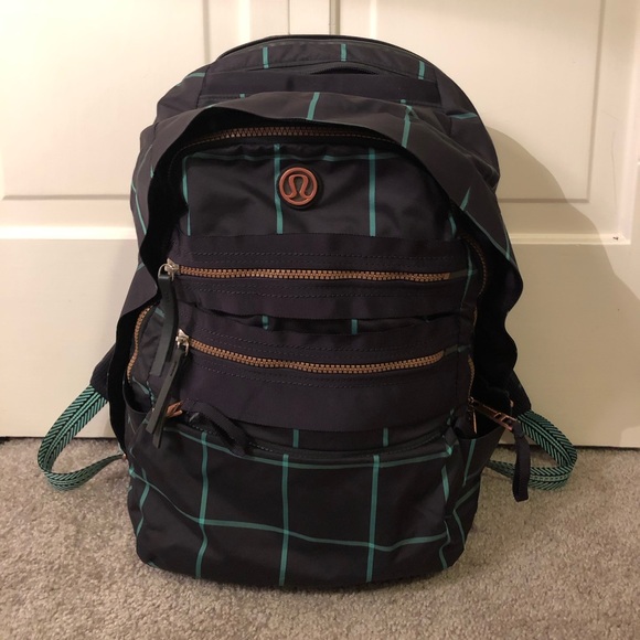 lululemon navy backpack